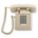 TELEPHONE, HOSPITALITY PHONES, STANDARD ROOM PHONES, 2510D MW, ASH, VOICEMAIL, VOLUME CONTROL