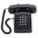 TELEPHONE, HOSPITALITY PHONES, STANDARD ROOM PHONES, 2510D NOMW, BLACK, VOLUME CONTROL, INDOOR, BLACK