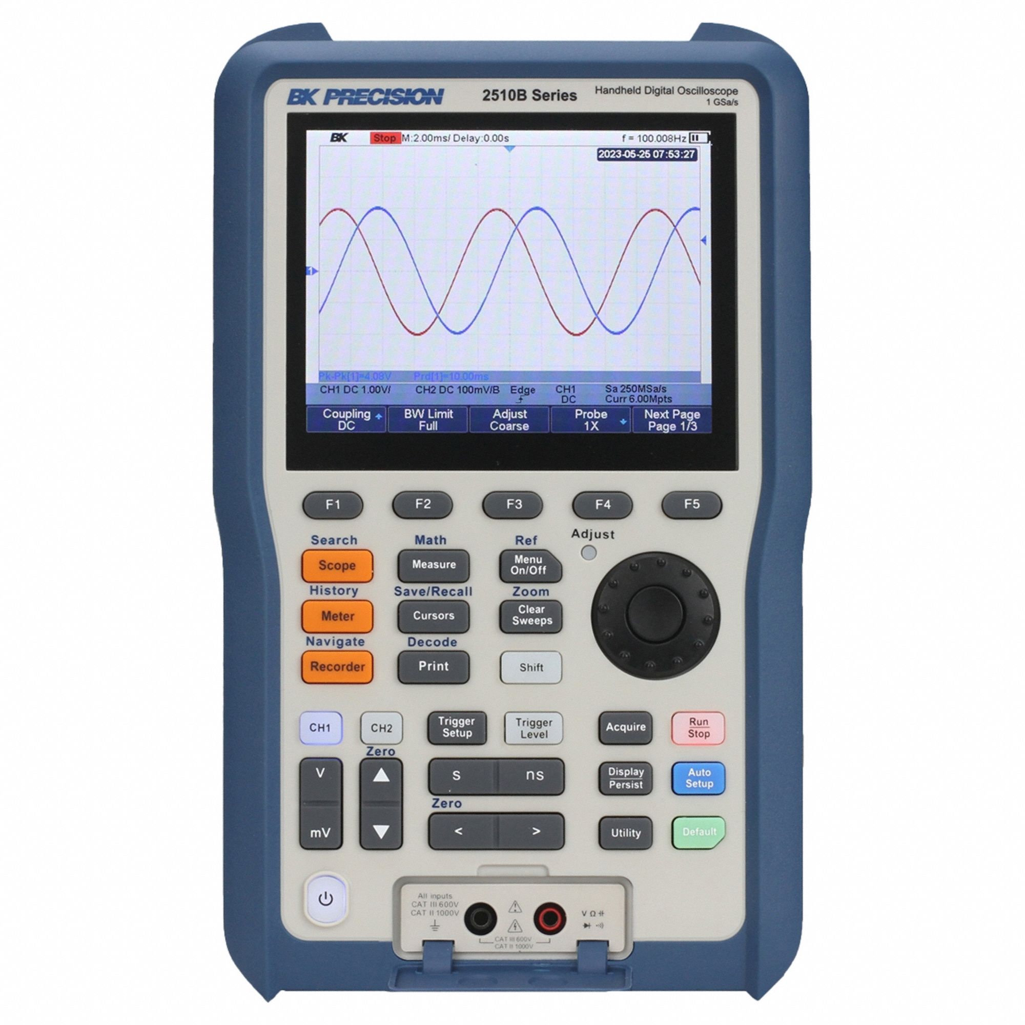 B&K PRECISION, Portable Handheld Digital Oscilloscopes, NonIsolated
