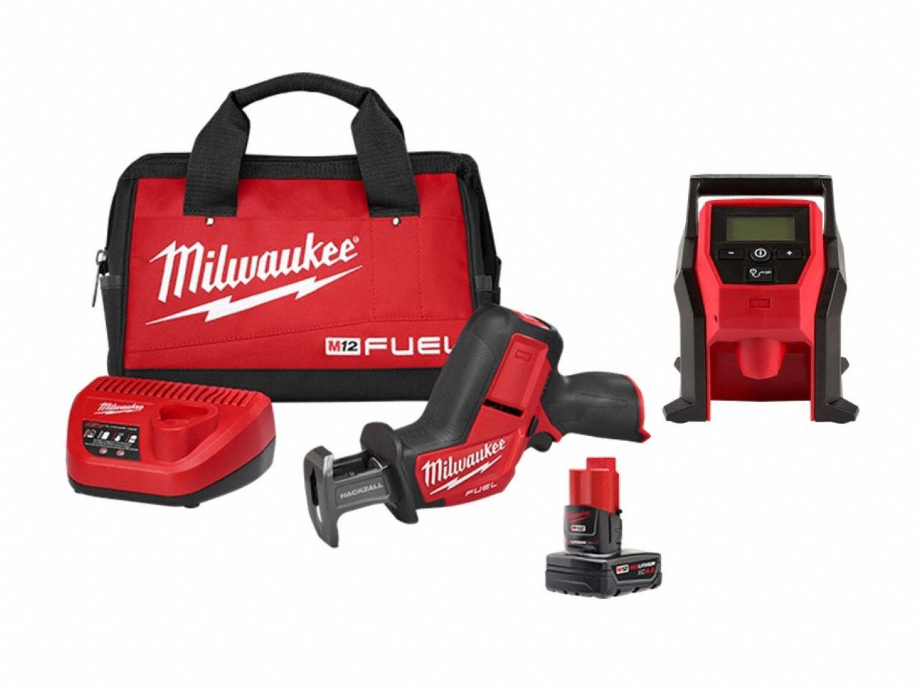M12 FUEL Recip Saw Kit + M12 Inflator
