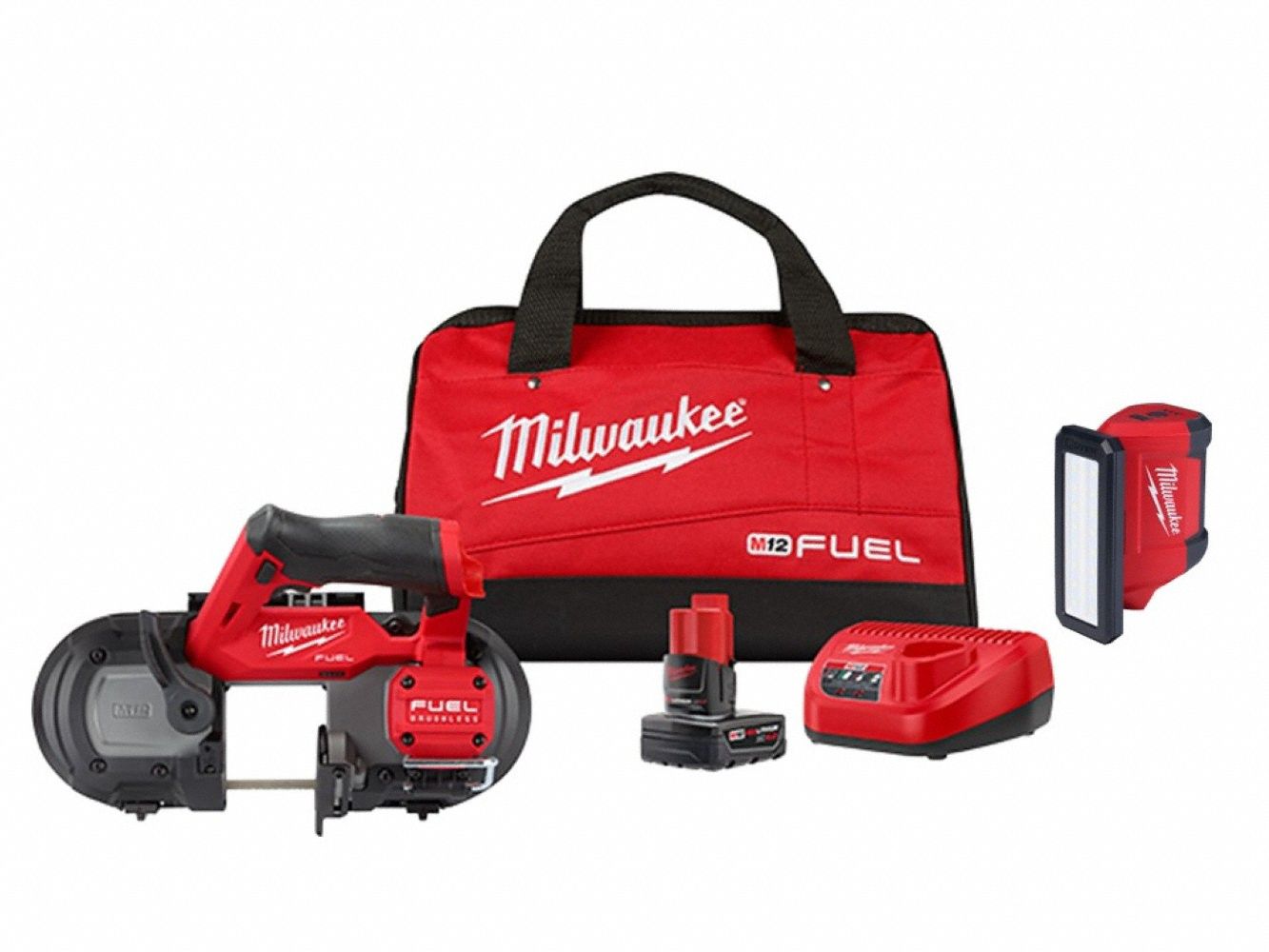 M12 FUEL Band Saw Kit + M12 Flood Light