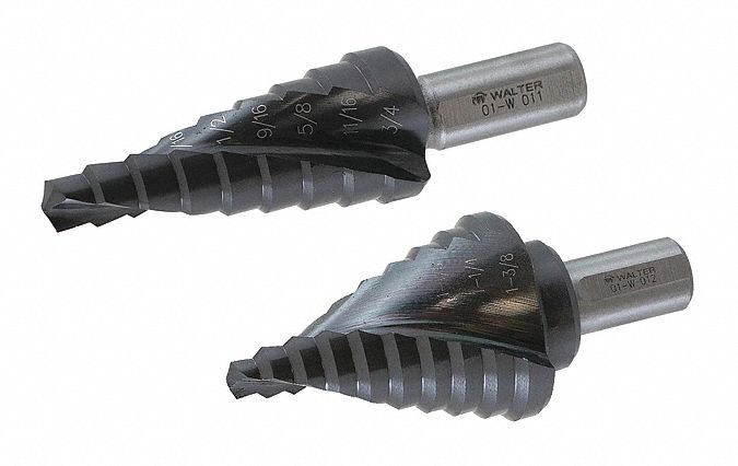 Multi step deals drill bit