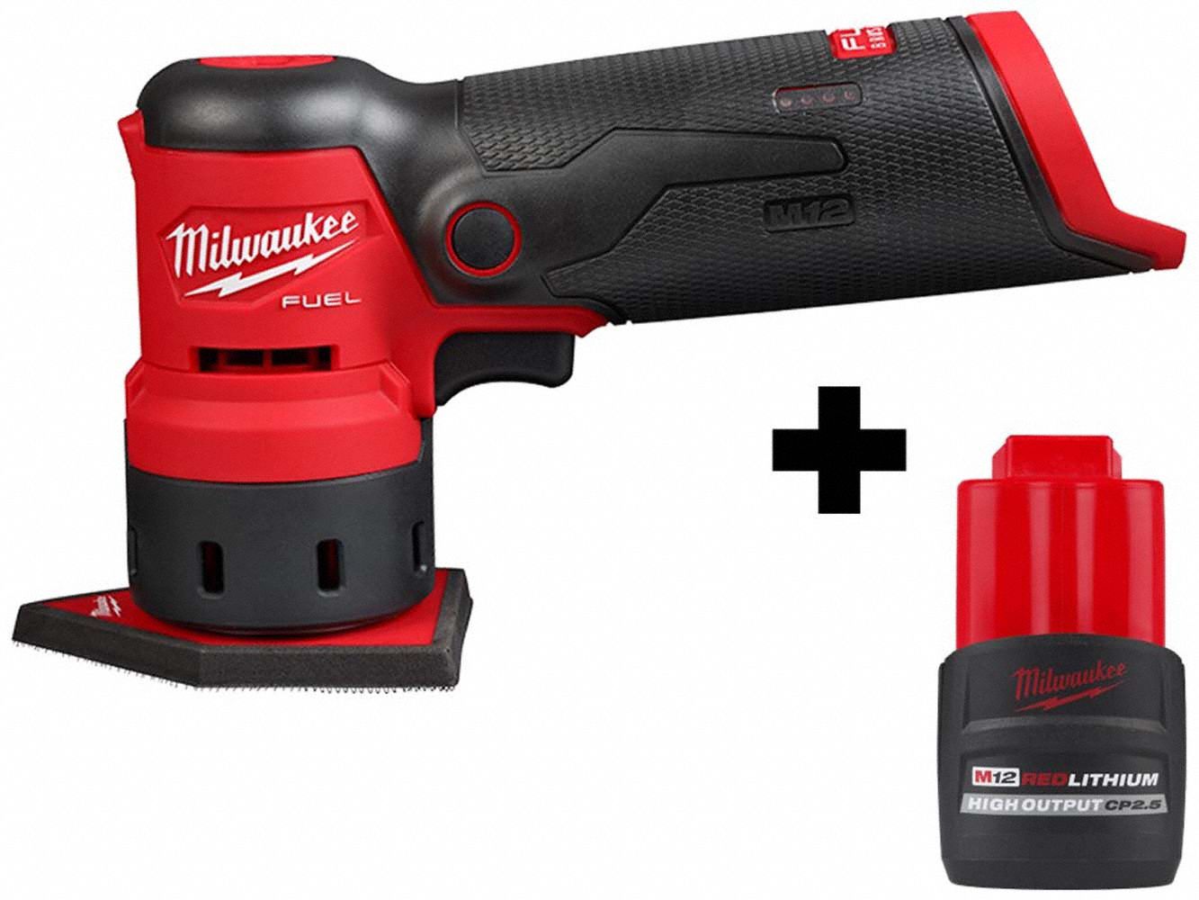 M12 Orbit Detail Sander, M12 CP2.5 Batt Grainger