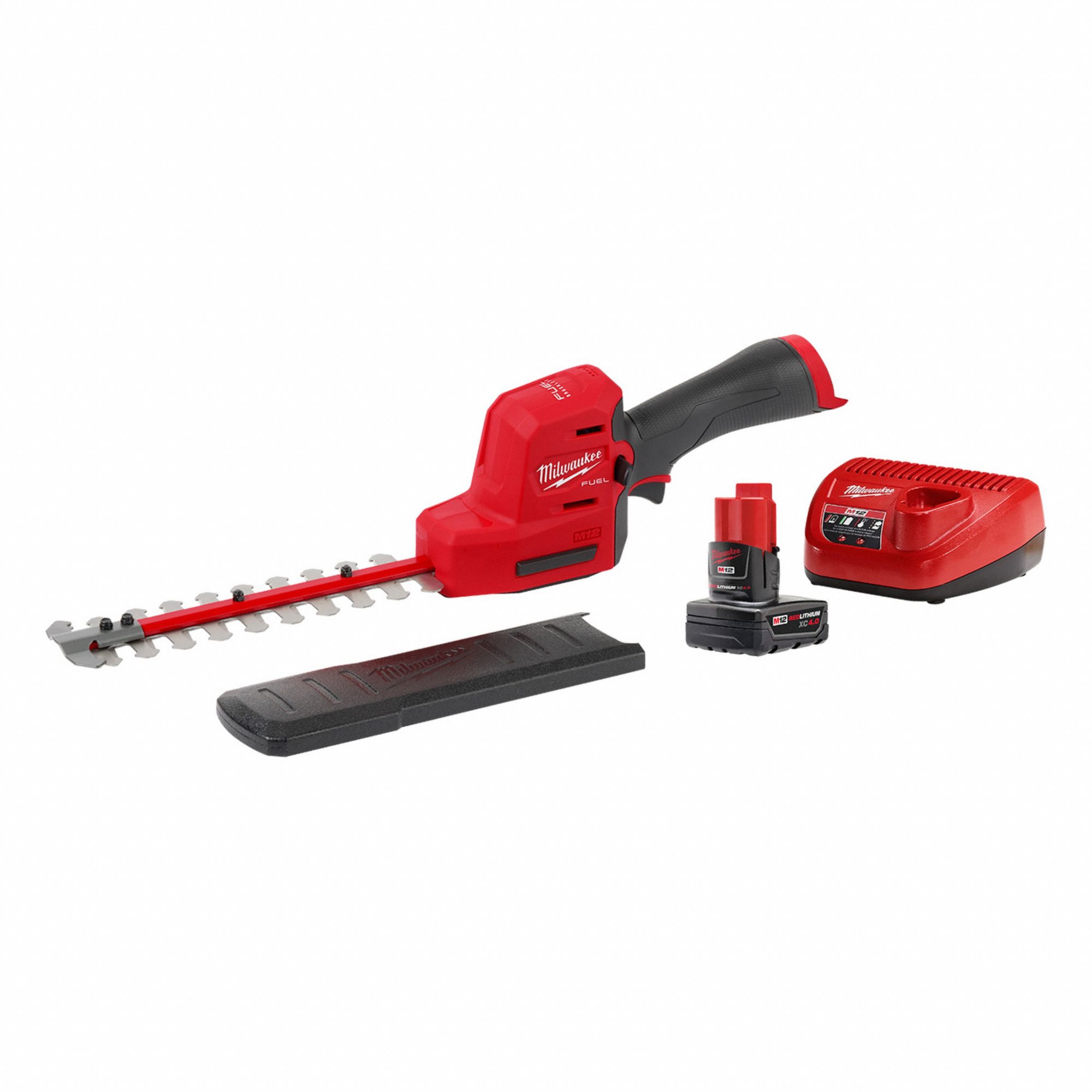 Hedge Trimmer Kit: M12™ Platform, 1/2 in Cutting Wd, 8 in Blade Lg, Double-Sided Blade