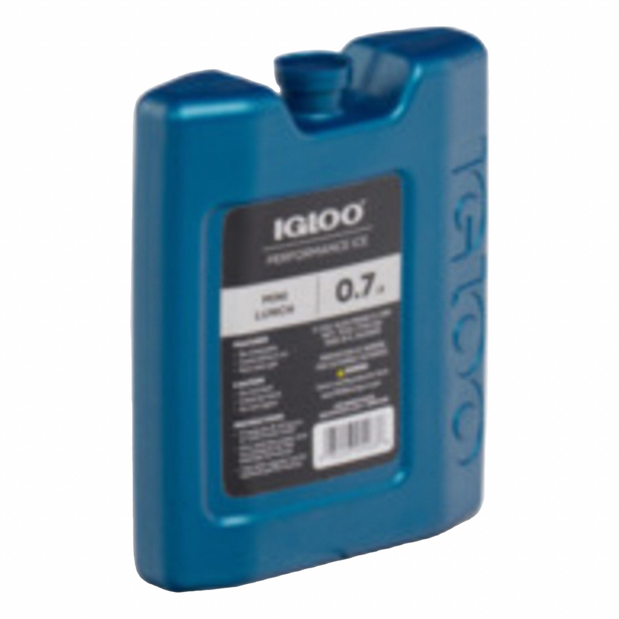 Mini Reusable Ice Block: Block, 4 1/4 in Overall Lg, 1 1/4 in Overall Wd, 5 1/4 in Overall Thick