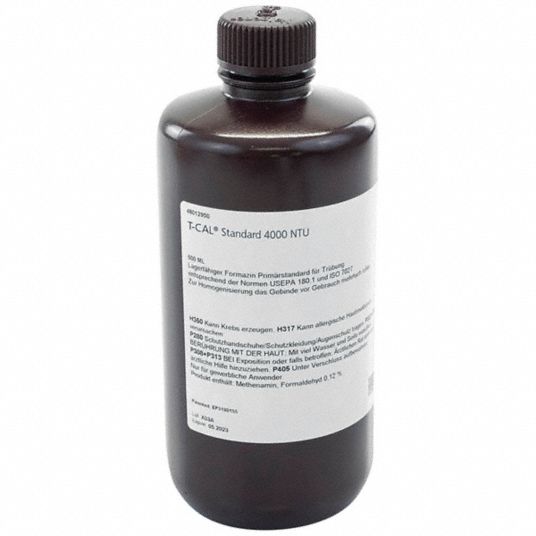 LOVIBOND, Turbidity, 7.5 pH, Water Testing Solution 800WU2FORMAZIN