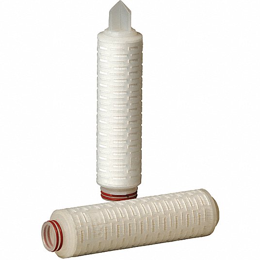 Filter Cartridge: String Wound, 120 gpm, 40 micron, 30 in Overall Ht, 176°F Max Temp