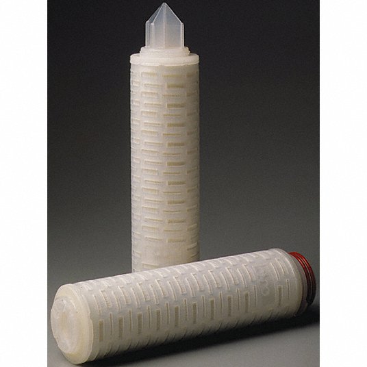 Filter Cartridge: String Wound, 21 gpm, 7 micron, 29 1/4 in Overall Ht, 176°F Max Temp