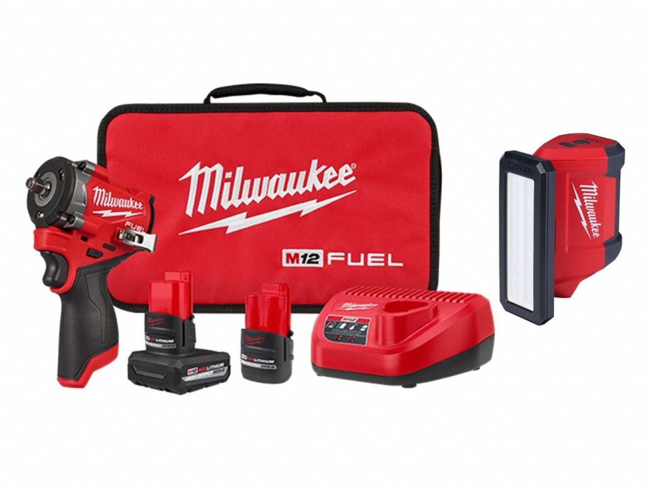 M12 FUEL Impact Wrench + M12 Flood Light