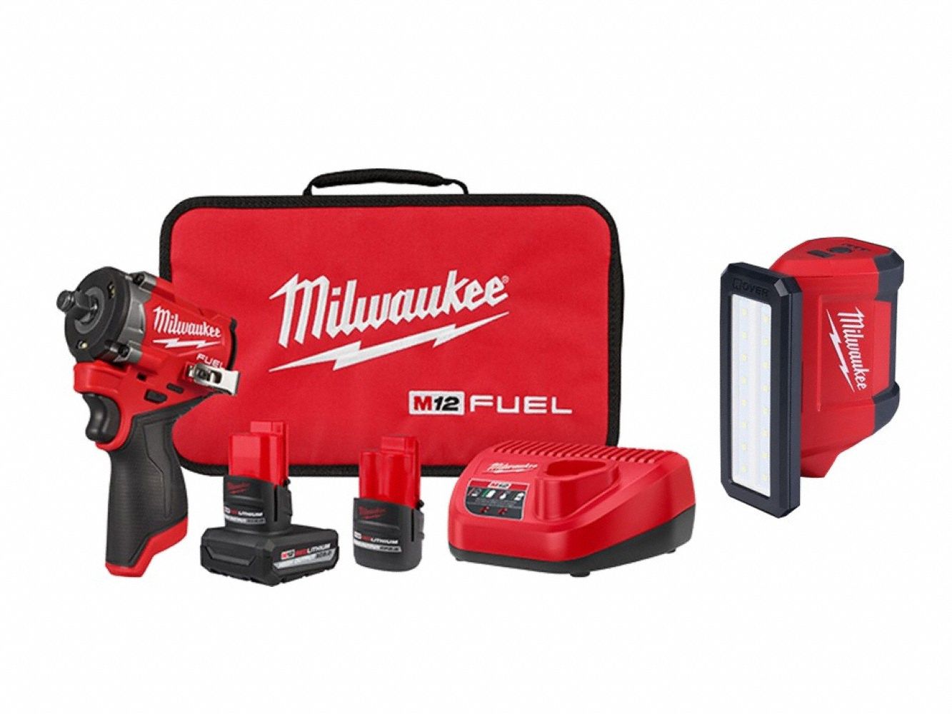 M12 FUEL Impact Wrench + M12 Flood Light