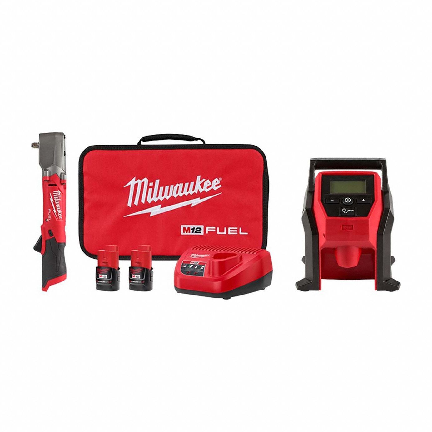 M12 FUEL Impact Wrench Kit+ M12 Inflator