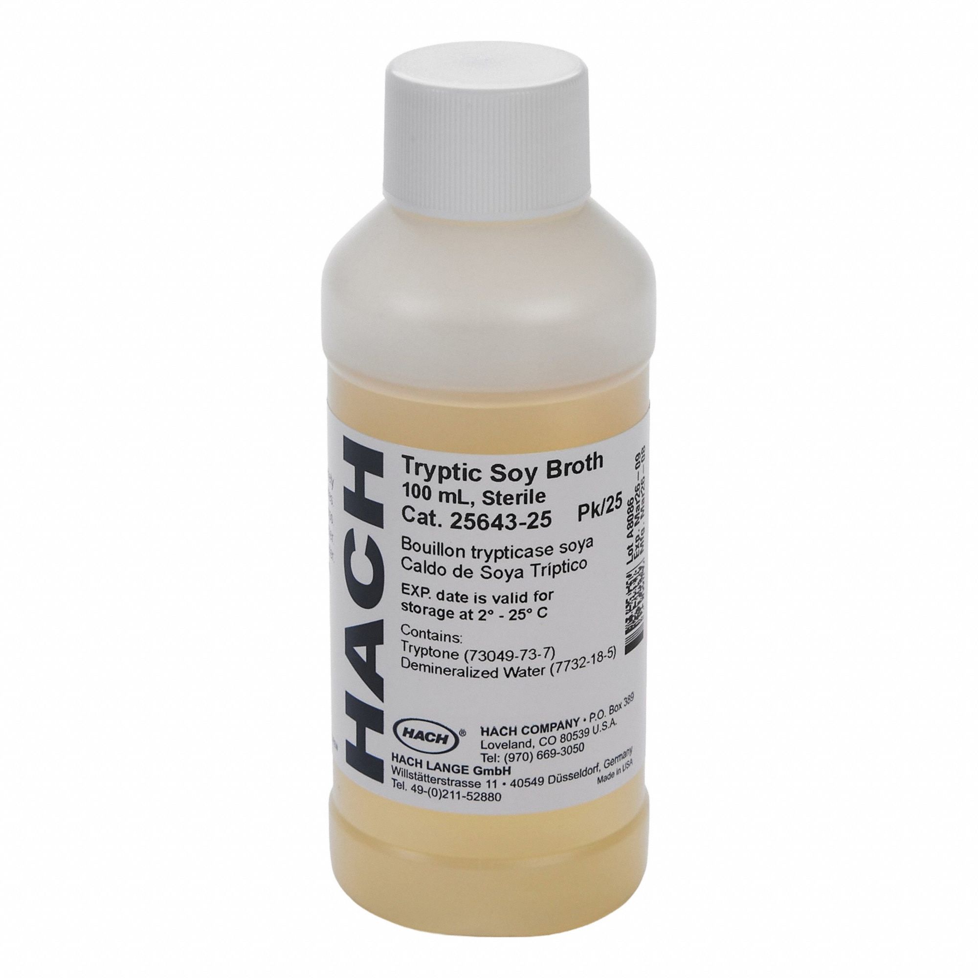 Tryptic Soy Broth 100 mL PK25