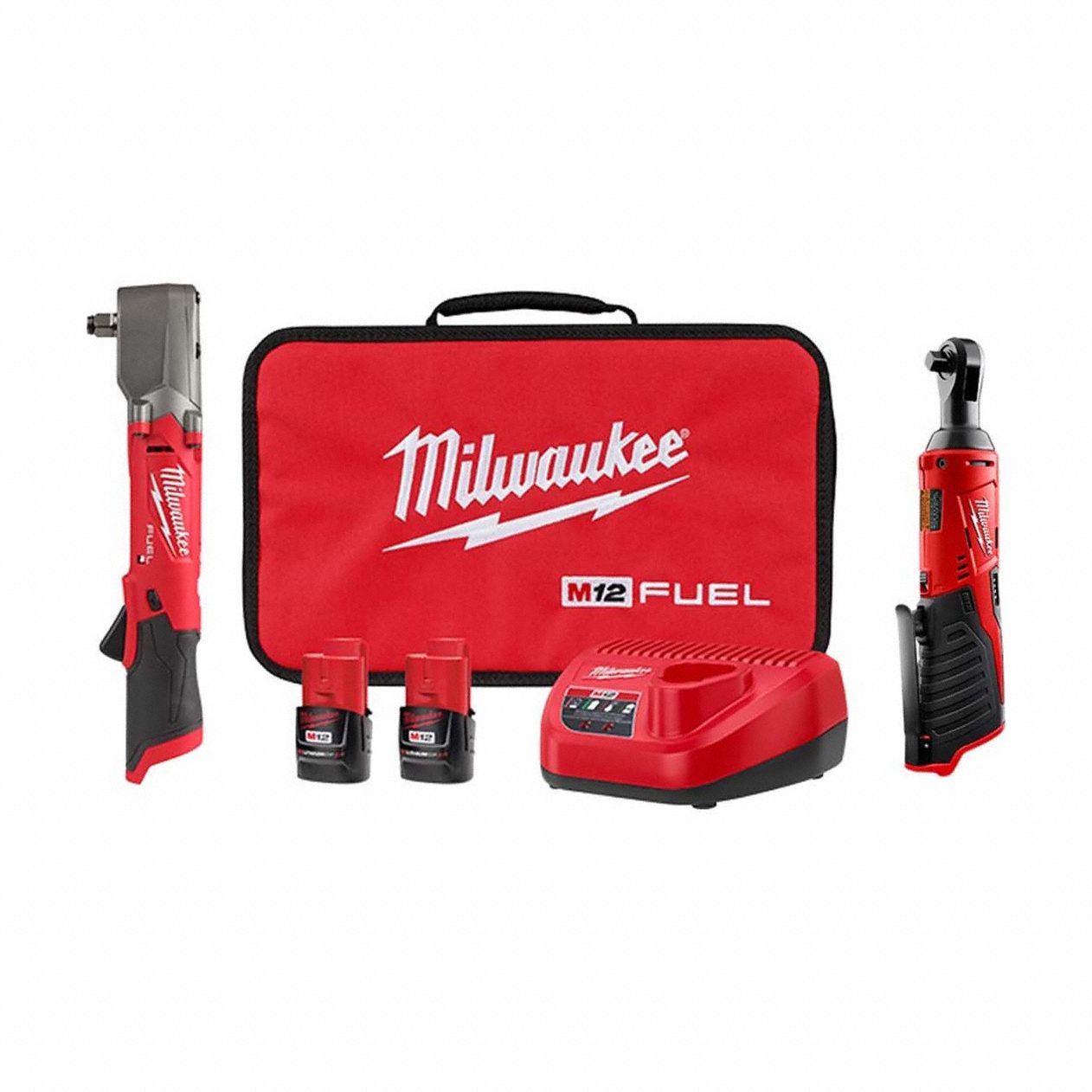 M12 FUEL Impact Wrench Kit + M12 Ratchet