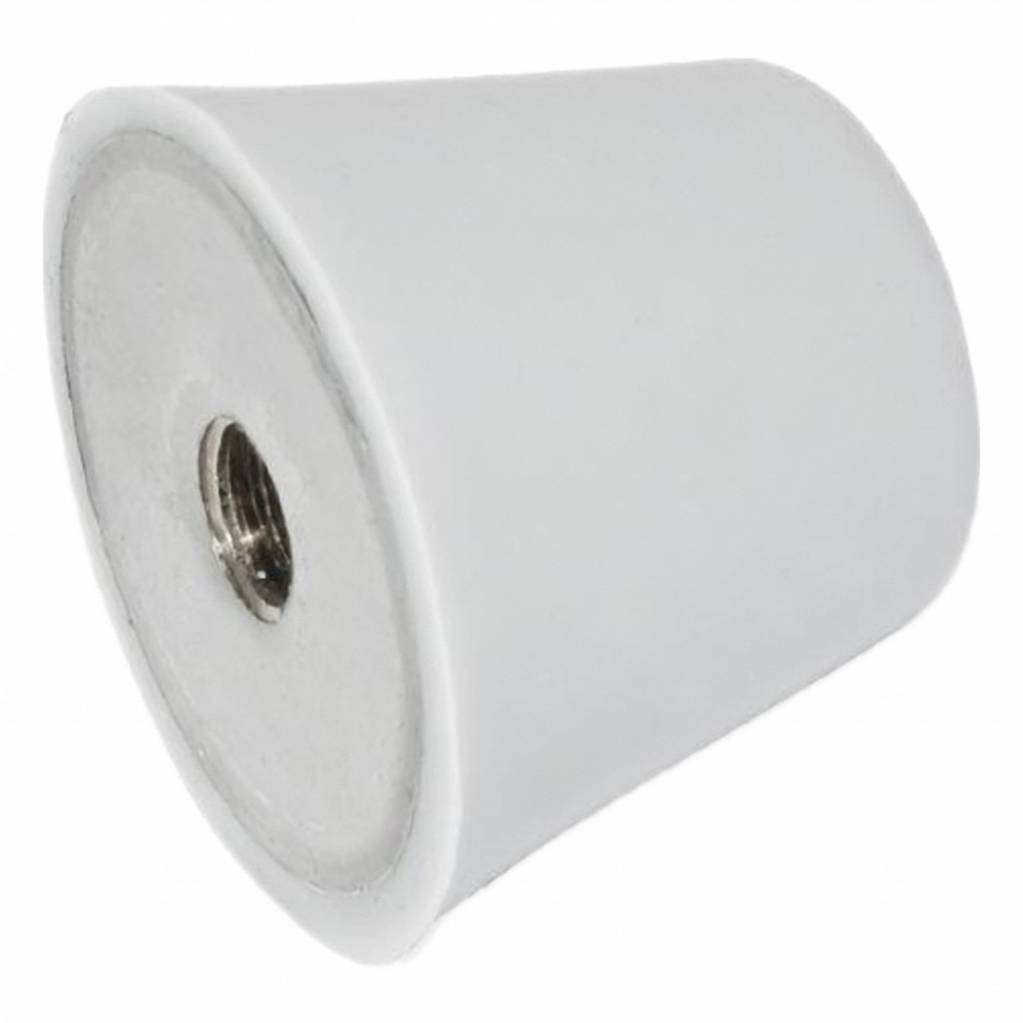 Vibration-Isolating Mount: Flat Conical, Silicone, Female x Non-Threaded Style