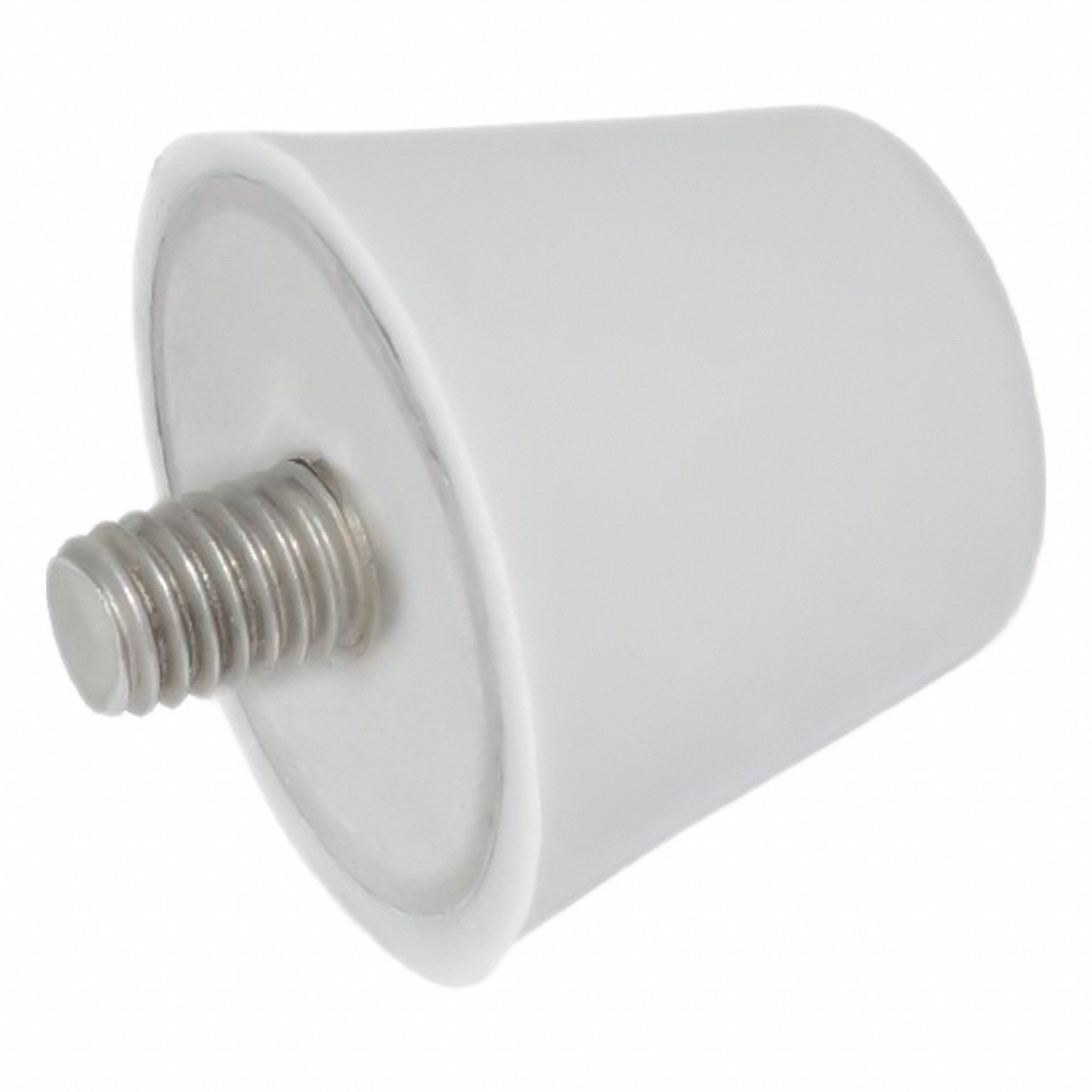 Vibration-Isolating Mount: Flat Conical, Silicone, Male x Non-Threaded Style, FDA Approved