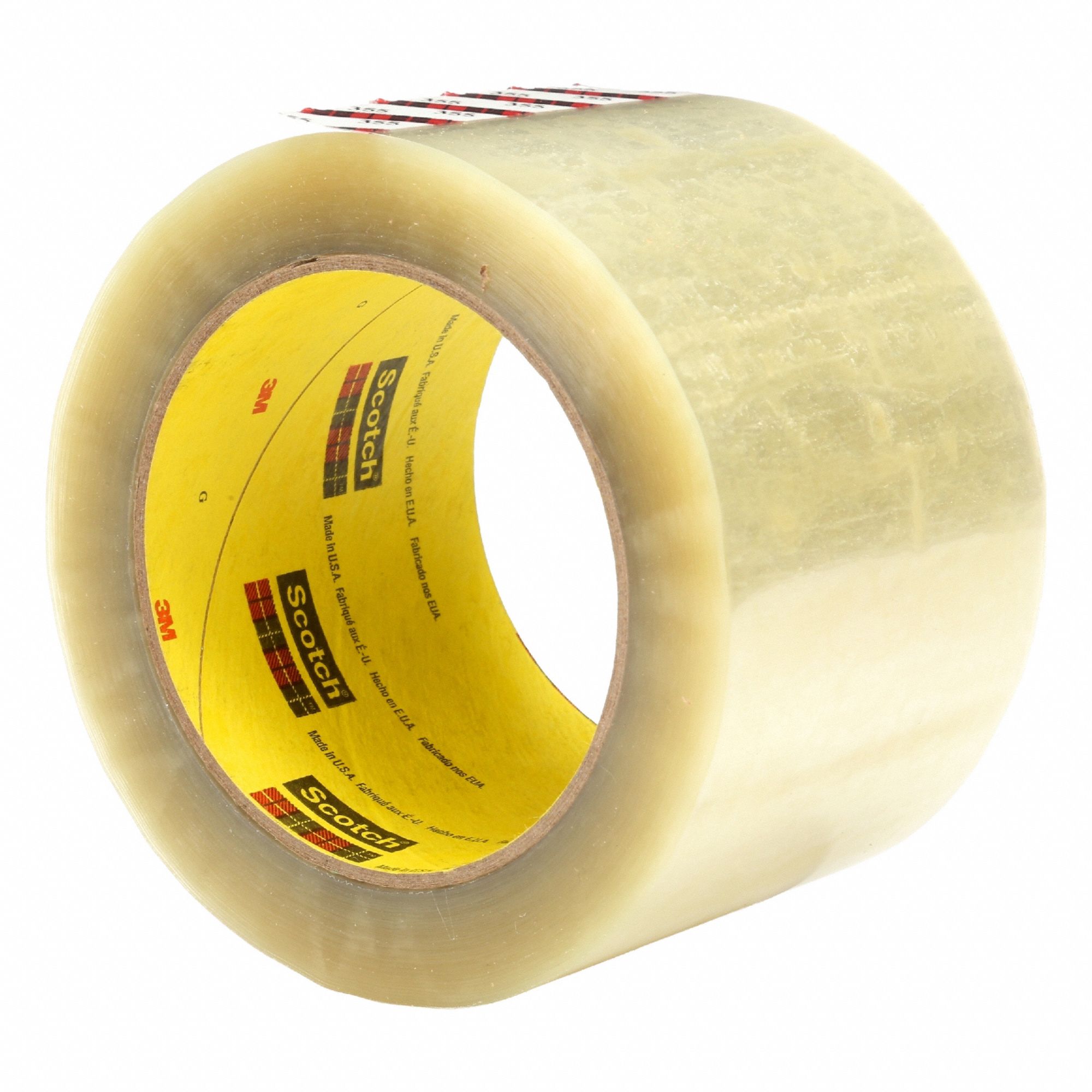 Carton Sealing Tape: 3.4 mil Tape Thick, 3 in x 55 yd, 355, 24 PK