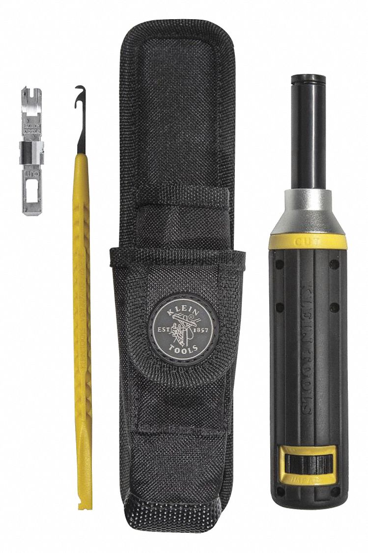 KLEIN TOOLS, Impact Punchdown Tool Kit,CushionGrip 258X26VDV427822