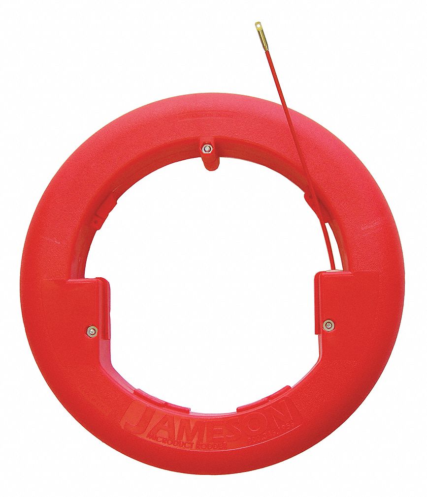 JAMESON, 818165MDR, Fish Tape,Fiberglass,1/8" x 165 ft. 259C88818