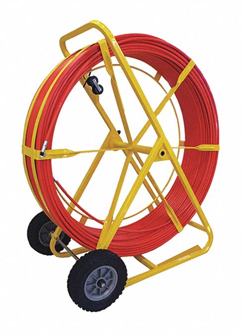 Fish Tape, Marked, Fiberglss, 1/2"x1500 ft.