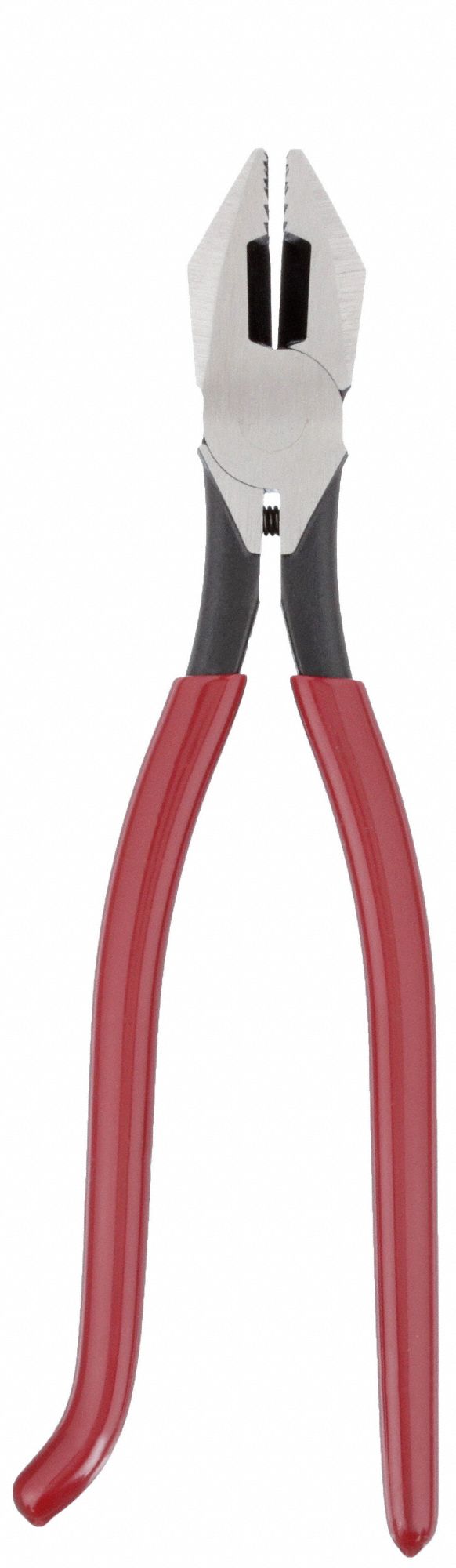IRONWORKER'S PLIERS, FLAT, 9¼ IN OVERALL L, 1¼ IN JAW L, 1⅛ IN JAW W, 1¼ IN JAW THICK