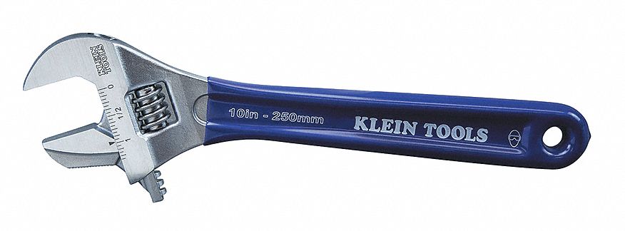 KLEIN TOOLS, Pipe Wrench,Reversible Jaw,Adjustable,10 - 259G23