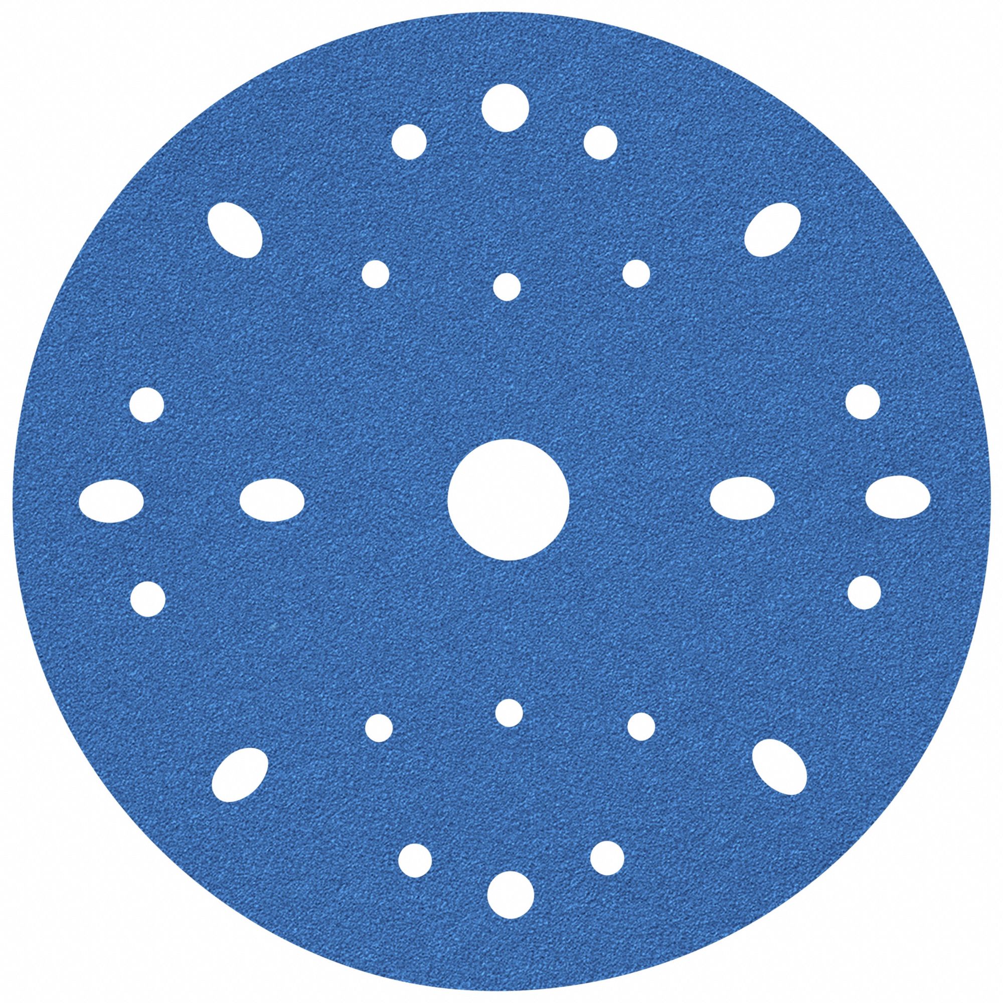 3M, 6 in Dia, MultiHole, HookandLoop Sanding Disc 259Y8536170