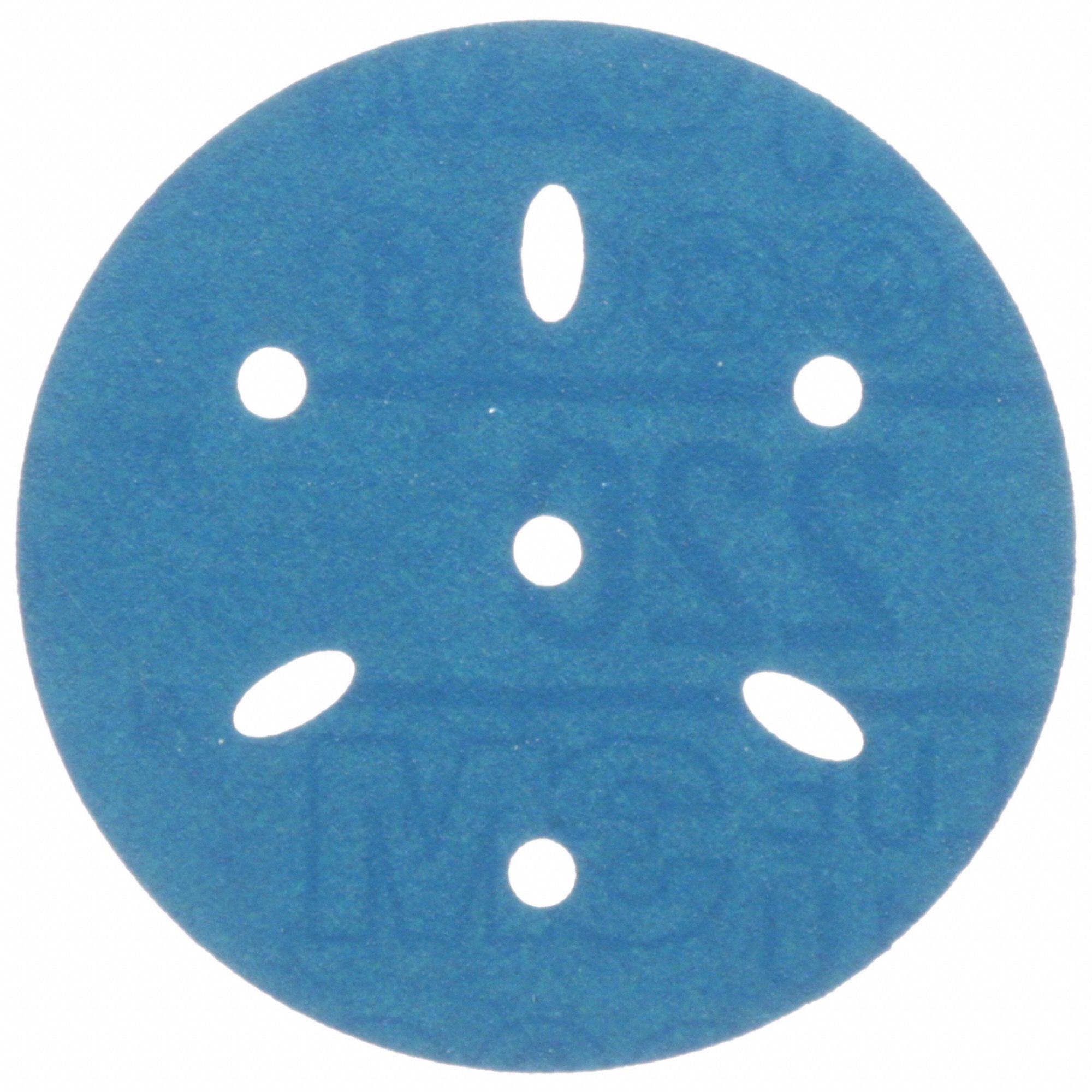 Hook-and-Loop Sanding Disc: 3 in Dia, 7 Hole, Ceramic, 220 Grit, C Wt Paper, 321U, 50 PK