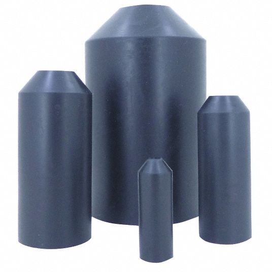 IDEAL Medium Wall Heat Shrink End Cap, 5001,000 MCM, Length 5.12, PK 5
