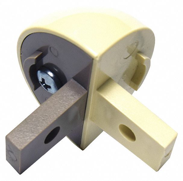 Corner PVC Champagne 1 1/8 in L 2 in H