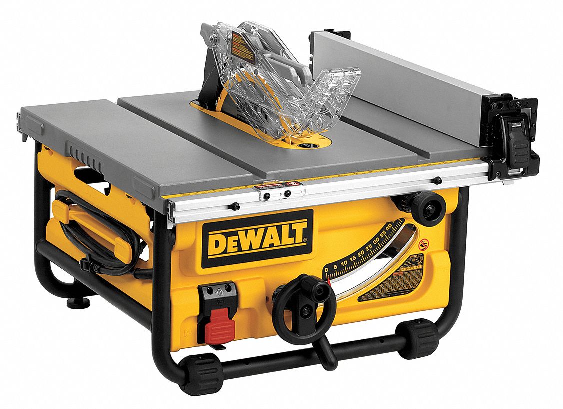 DEWALT 120V AC 15A Table Saw 25AX03 DWE7480 Grainger