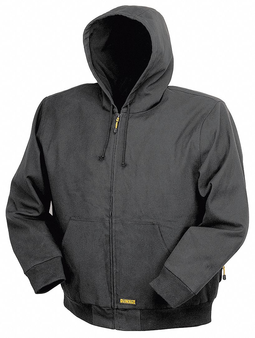 dewalt black heated hoodie