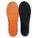 SEMELLES UNISEXE, POINTURE 14, MOUSSE/FEUTRE, ORANGE/NOIR, SANS PVC, 16 X 5 X ½ PO