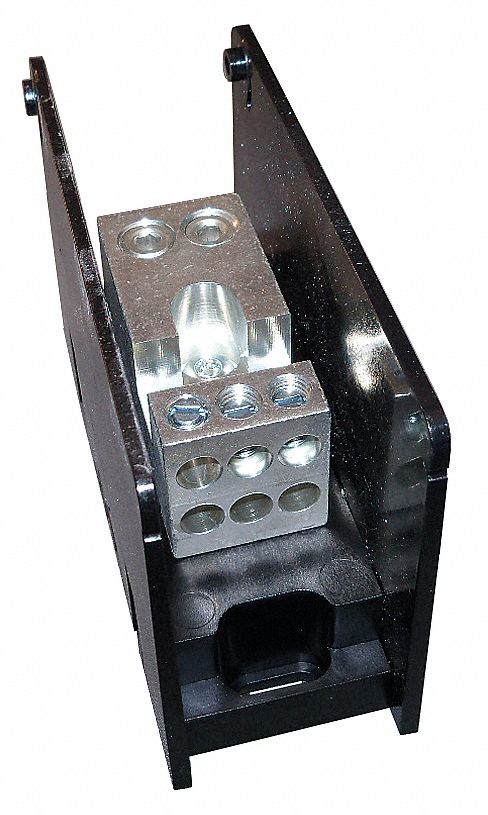 Power Distribution Block: Open, Lug, Lug, 14 AWG – 2/0 AWG For Line Side Wire Sizes