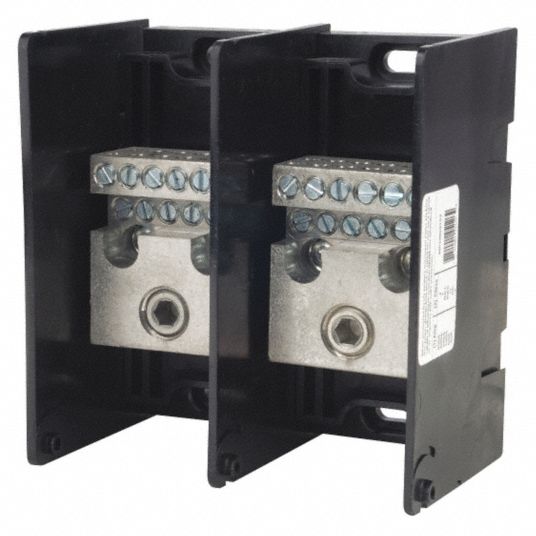 MERSEN, 2 Poles, Surface Mount, Power Distribution Block - 25CC42 ...