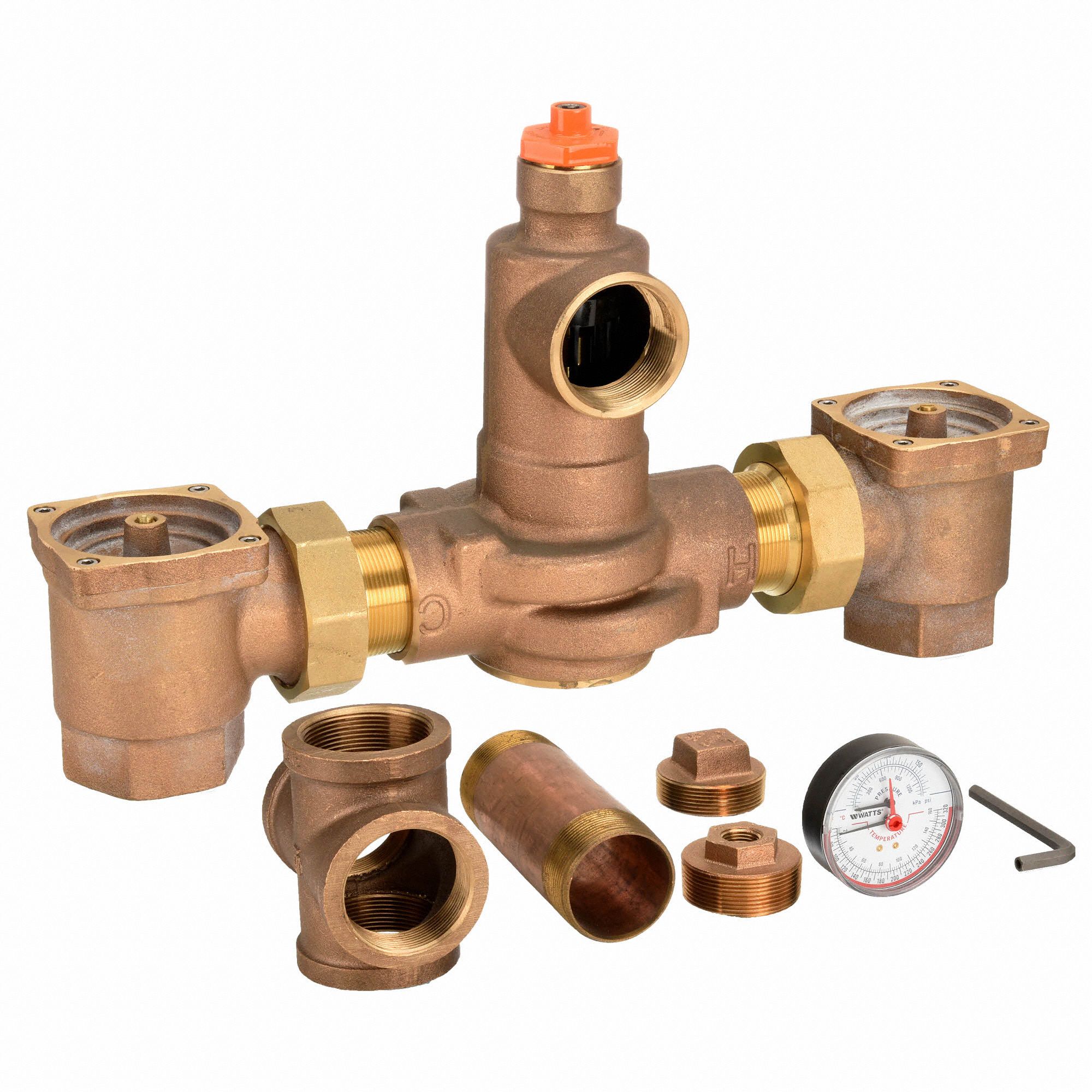 POWERS 1/2 in FNPT Inlet Type Mixing Valve, Bronze, 1 to 8.7 gpm