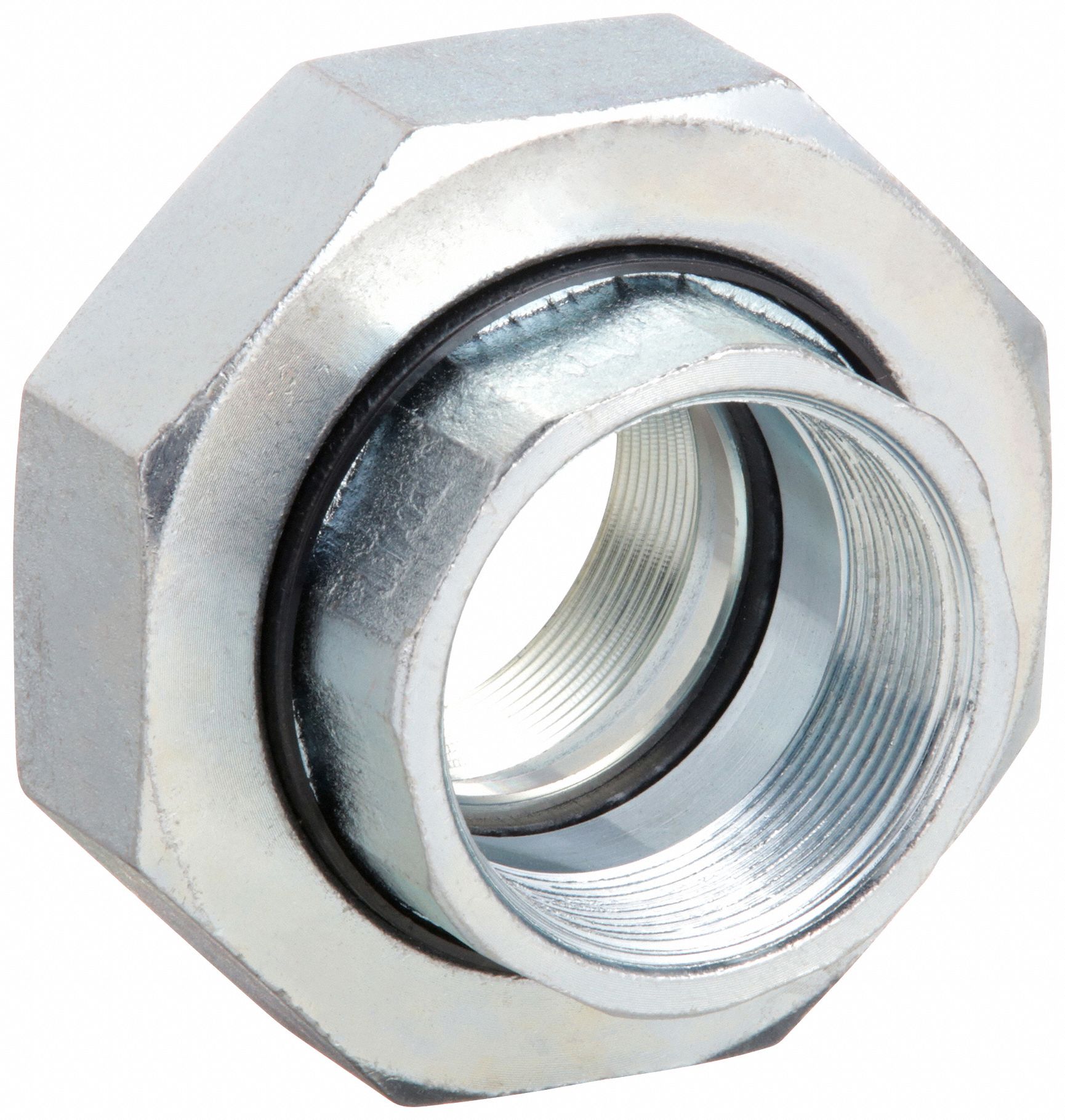 Dielectric Union: 2 in x 2 in Fitting Pipe Size, Polysulfone, Female NPT x Female NPT