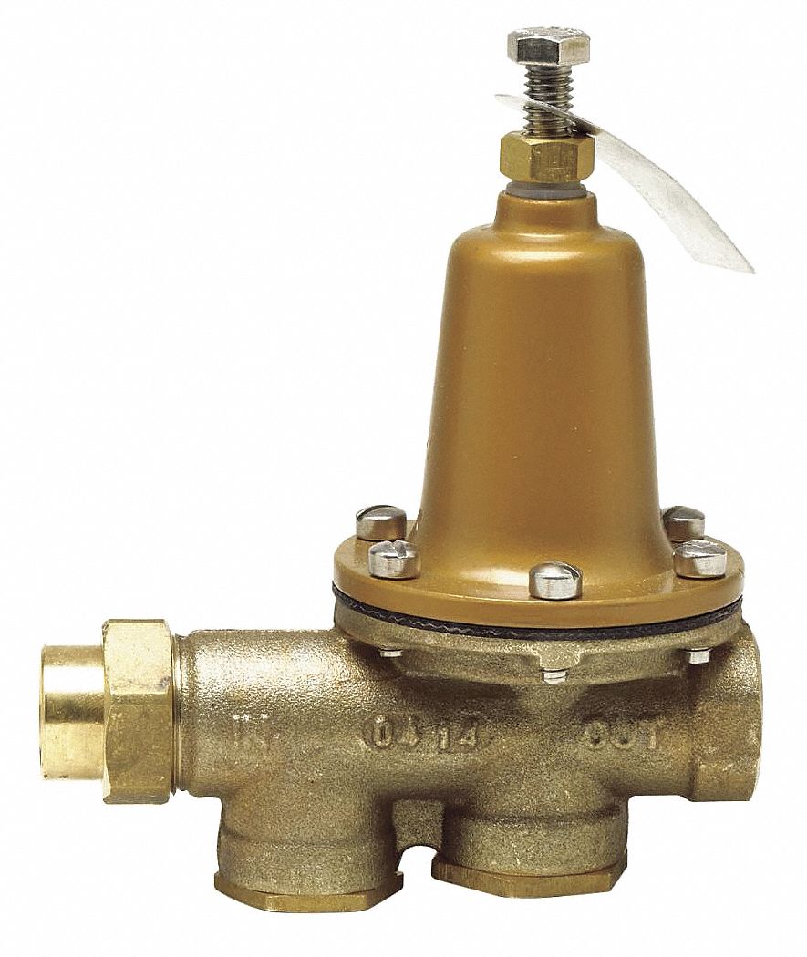 WATER PRESSURE REDUCING VALVE: NPT X NPT, ¾ IN PIPE, COPPER SILICON ALLOY, NPT X NPT