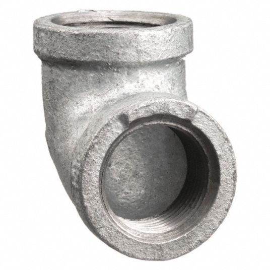 Malleable Iron, 1/4 in x 1/4 in, 90° Elbow - 25CE96|0311000400 - Grainger