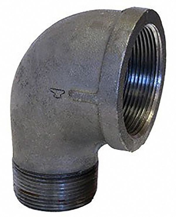 Anvil 90° Reducing Street Elbow Malleable Iron 1 12 In X 1 In Pipe Size Female Npt X Male 