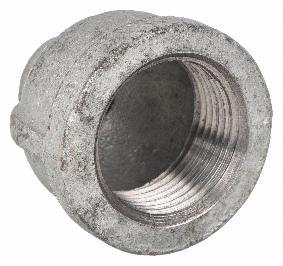 REDUCING COUPLING: MALLEABLE IRON, 1 IN X ⅜ IN, NPT X NPT THREAD, CLASS 150