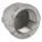 REDUCING COUPLING: MALLEABLE IRON, 1 IN X ⅜ IN, NPT X NPT THREAD, CLASS 150