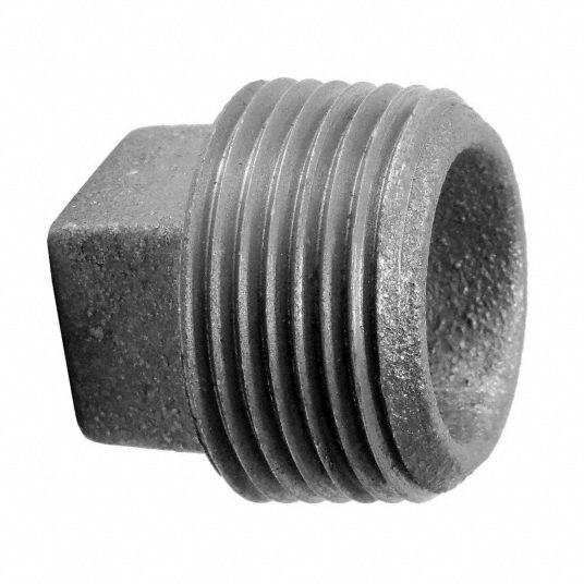 730632 PLUG SQUARE HEAD MALLEABLE, CAST IRON GALV 1/4 | IMPA Code