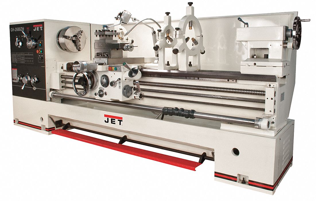 JET, Turning, 26 in x 80 in, Lathe 25CH26321862 Grainger