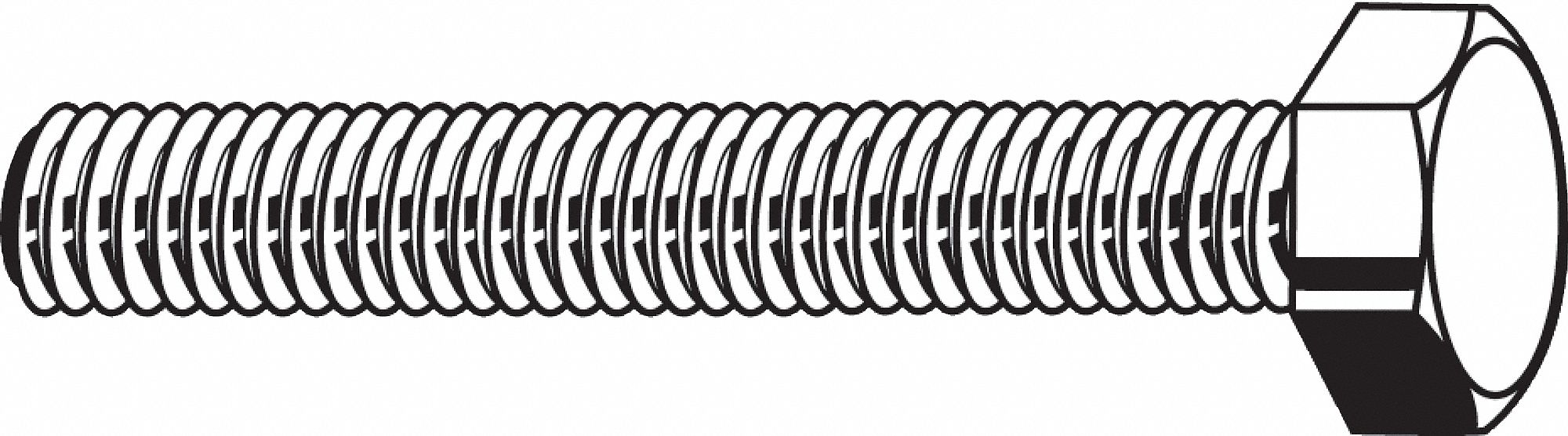  IIVVERR 50 tornillos de cabeza hexagonal de acero inoxidable M4  x 0.028 in, rosca larga (50 unidades M4 x 0.028 in, tornillo de cabeza  hexagonal de acero inoxidable tornillos de cabeza