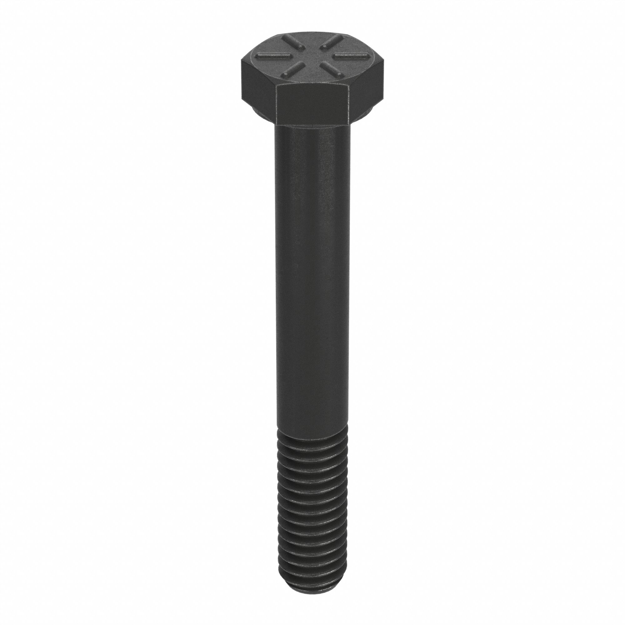 HEX HEAD CAP SCREW, STEEL, UNC, GRADE 8, BLACK OXIDE, ¼