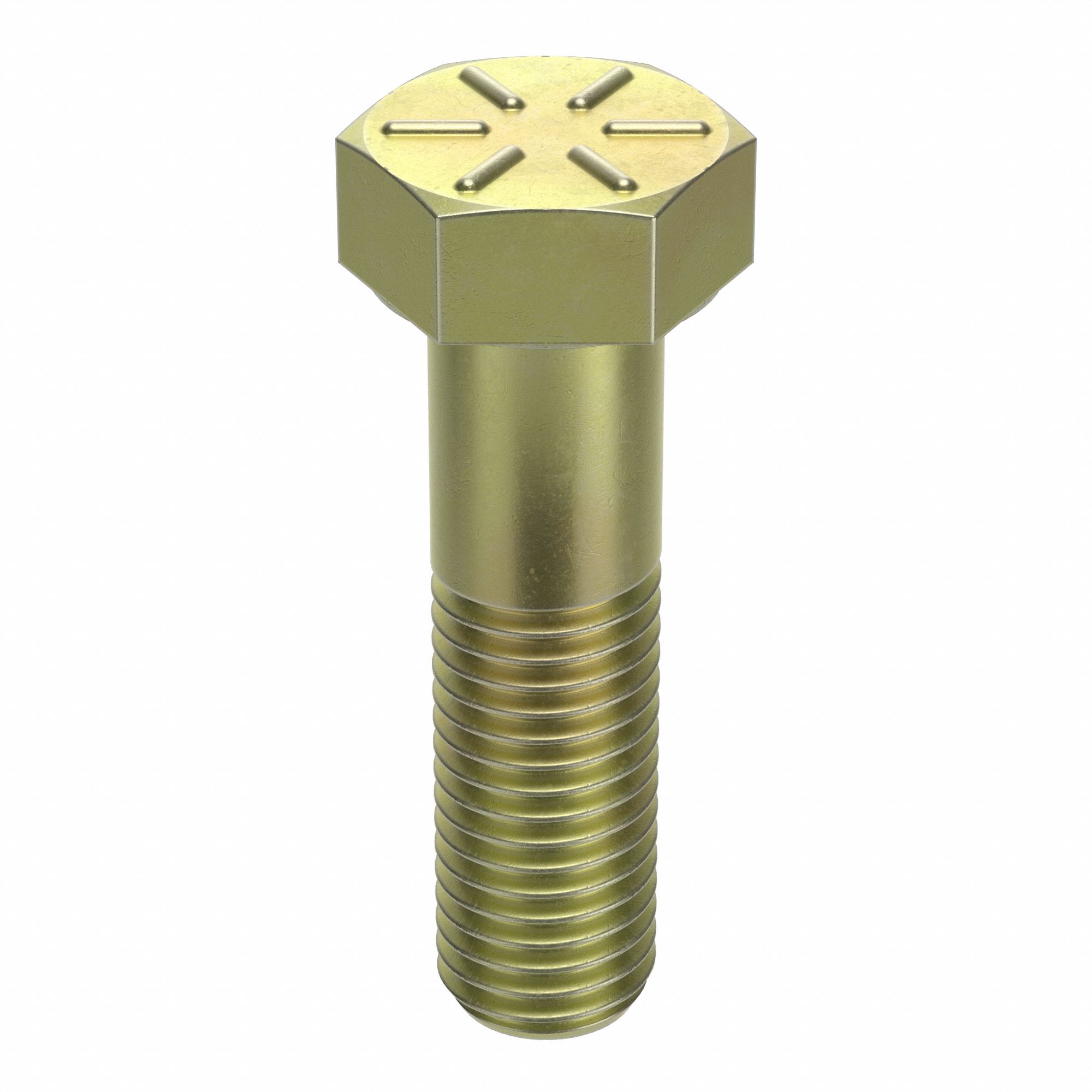 HEX HEAD CAP SCREW, STEEL, GRADE 8, ZINC YELLOW, ⅝