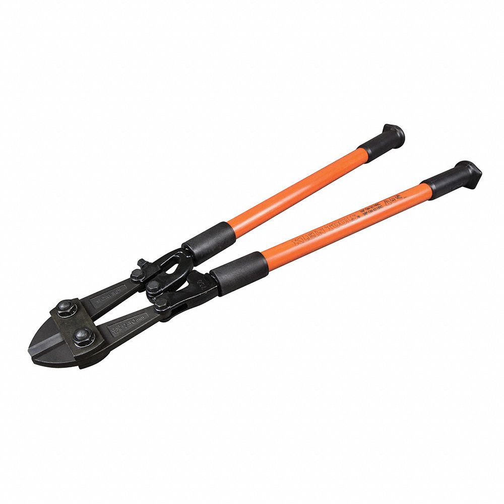 KLEIN TOOLS Fiberglass Bolt Cutter,30 1/2 in Overall Length,3/8 in Hard