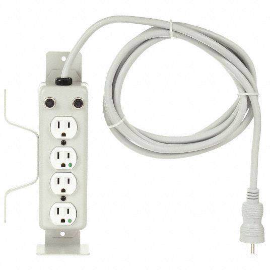 TRIPP LITE, 4 Outlets, 10 ft Cord Lg, Outlet Strip - 25D145|PS410HGOEMX ...