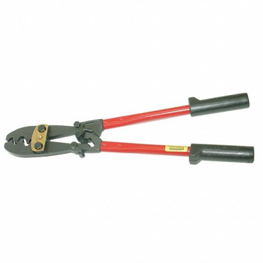KLEIN TOOLS 19 1/2 inL Crimper, 6 to 4/0 AWG 25D1472006 Grainger