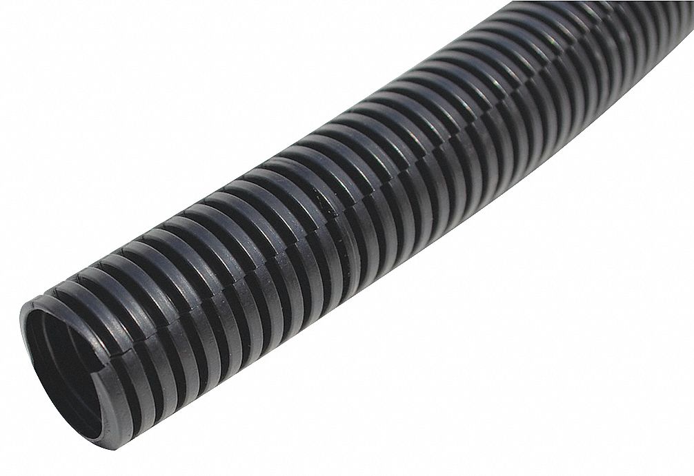 1/4 in Nominal Size, 3,200 ft Overall Lg, Corrugated Loom Tubing